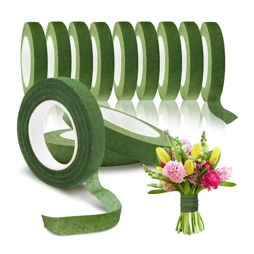 Floral Tape Green - Bellissimi nastri floreali verdi Nastri adesivi
