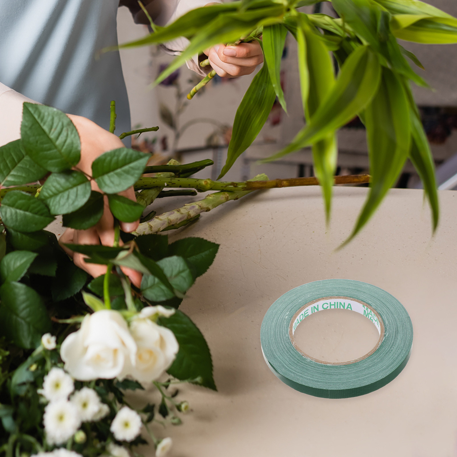 Floral Tape Green - Nastro Floreale Verde Chiaro 1 Rotolo