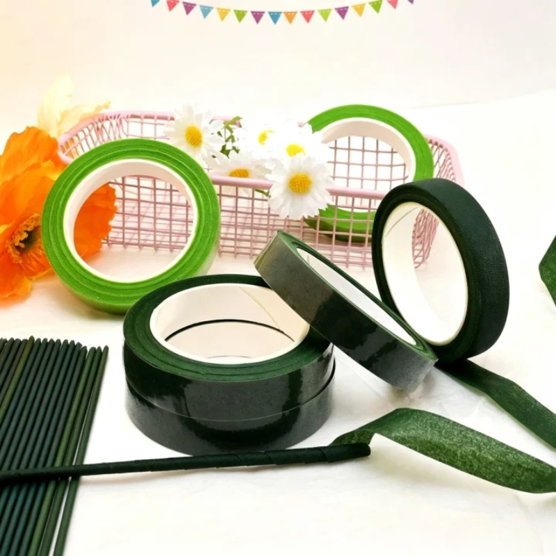 Floral Tape Green - Nastro Adesivo Floreale Verde Impermeabile per